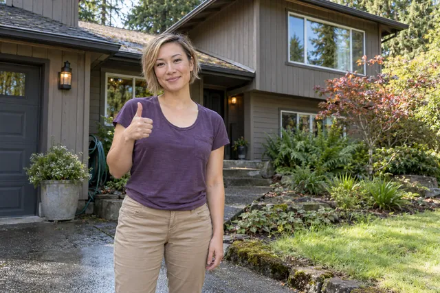 Person giving a thumbs up