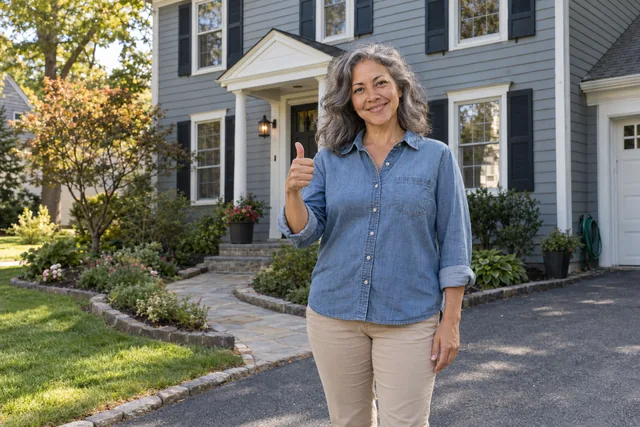 Person giving a thumbs up