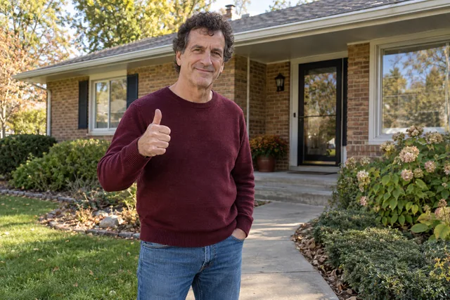 Person giving a thumbs up