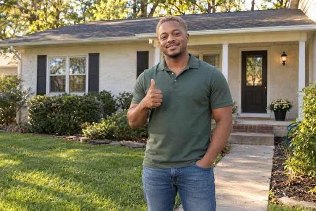Person giving a thumbs up
